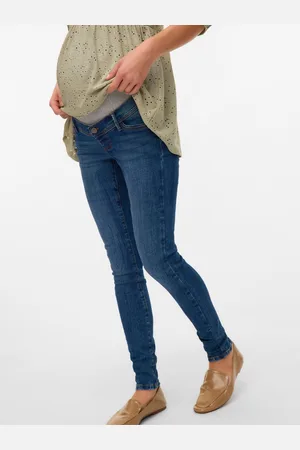 Mama;licious Vaqueros Corte Slim Cintura Baja