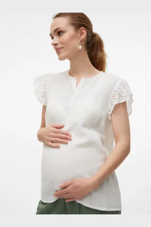 Mama;licious Tops Corte Regular Cuello Redondo
