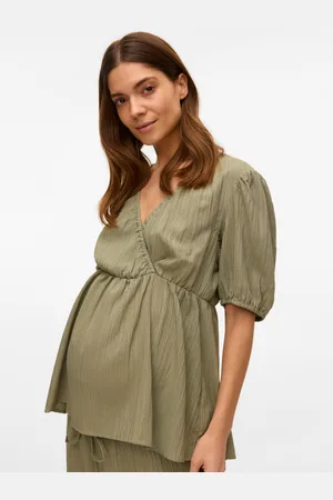 Mama;licious Tops Corte Regular Cuello Redondo