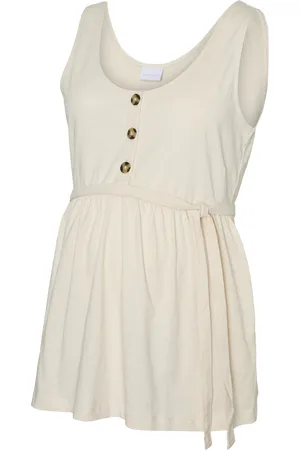 Mama;licious Tops Corte Regular Cuello En U