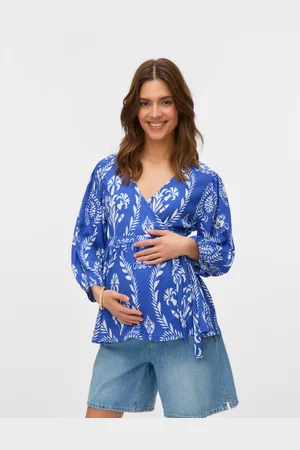 Mama;licious Tops Corte Regular Cuello En V