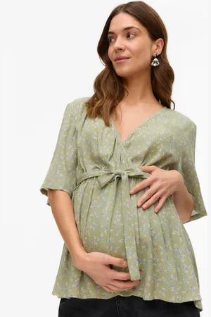 Mama;licious Tops Corte Regular Cuello En V
