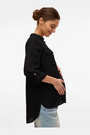 Mama;licious Tops Corte Regular Cuello De Camisa