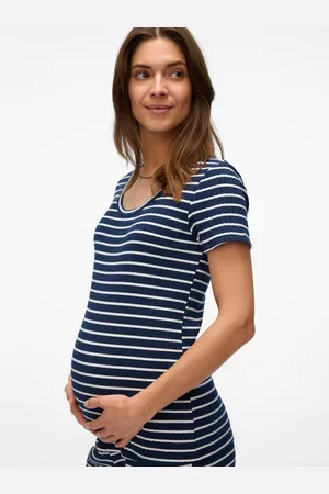 Mama;licious Tops Corte Regular Cuello En U