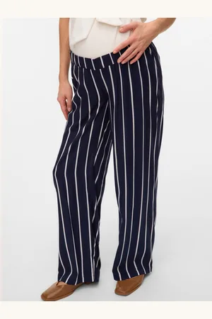 Mama;licious Pantalones Corte Regular Talle Medio