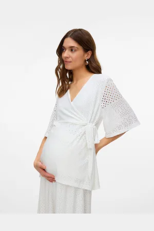 Mama;licious Tops Corte Regular Cuello En V