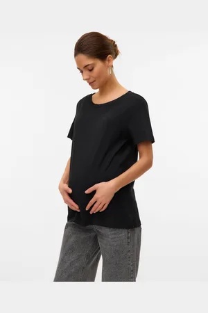 Mama;licious Camisetas Corte Regular Cuello Redondo