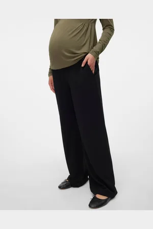Mama;licious Pantalones Corte Wide Leg