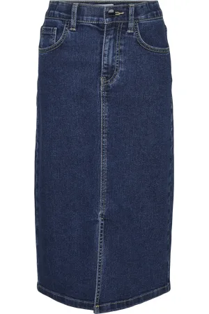 VERO MODA Vmheather Cintura Alta Falda Larga