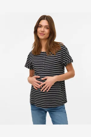 Mama;licious Tops Corte Regular Cuello Redondo