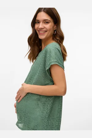 Mama;licious Tops Corte Regular Cuello Redondo