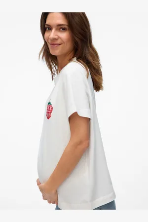Mama;licious Camisetas Corte Regular Cuello Redondo