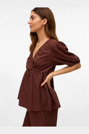 Mama;licious Tops Corte Regular Cuello Redondo