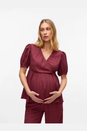 Mama;licious Tops Corte Regular Cuello Redondo