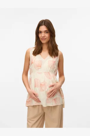 Mama;licious Tops Corte Regular Cuello En V