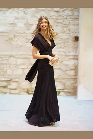 Mariquita Trasquilá Vestido largo lazada talla única
