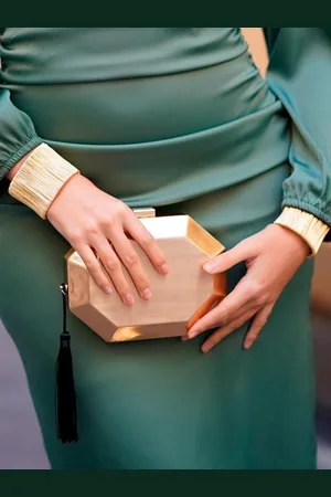 Mariquita Trasquilá Bolso clutch octógono talla única