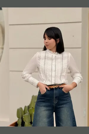 Mariquita Trasquilá Camisa mao puntilla m