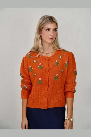 Mariquita Trasquilá Cárdigan florecillas talla única