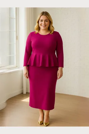 Mariquita Trasquilá Vestido fiesta peplum sara 38