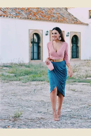 Mariquita Trasquilá Falda de fiesta tulipán 38