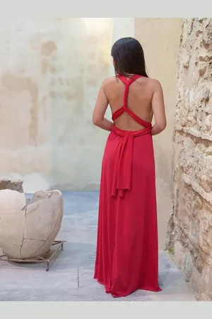 Mariquita Trasquilá Vestido largo lazada talla única