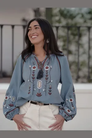 Mariquita Trasquilá Blusa larina girasol s