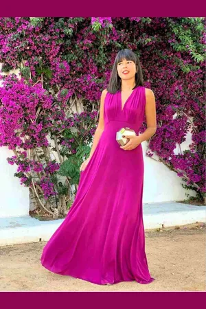 Mariquita Trasquilá Vestido largo lazada talla única