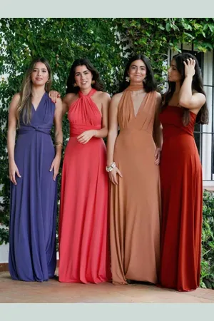 Mariquita Trasquilá Vestido largo lazada talla única