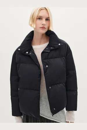 Massimo Dutti Chaqueta Acolchada Plumas Satinada