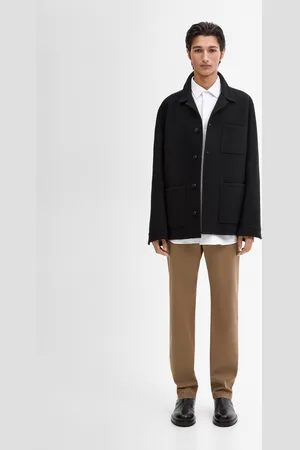 Massimo Dutti Pantalón Regular Fit Mezcla Algodón