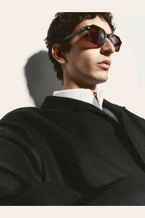 Massimo Dutti Gafas Rectangulares Carey