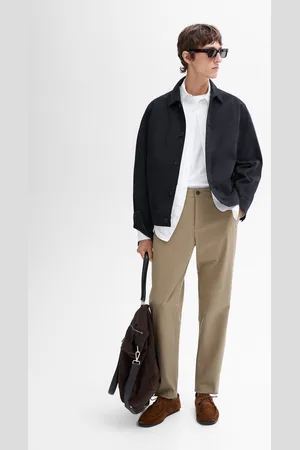Massimo Dutti Pantalón Slim Fit Con Algodón