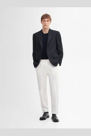 Massimo Dutti Americana Cuadros 100% Lana