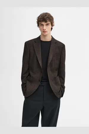 Massimo Dutti Americana Vestir Mezcla Lana
