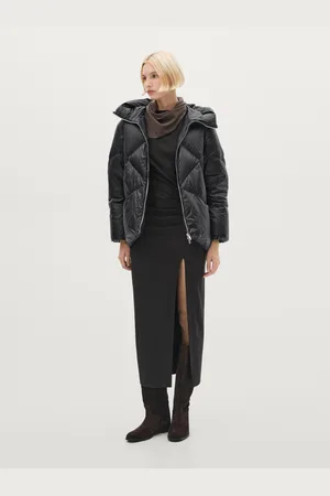 Massimo Dutti Chaqueta Acolchada Plumas