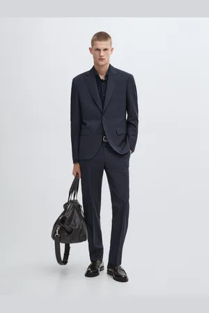 Massimo Dutti Americana Traje 100% Lana