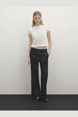 Massimo Dutti Jersey Punto Manga Corta Mezcla Alpaca