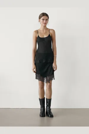 Massimo Dutti Falda Corta Lencera Asimétrica