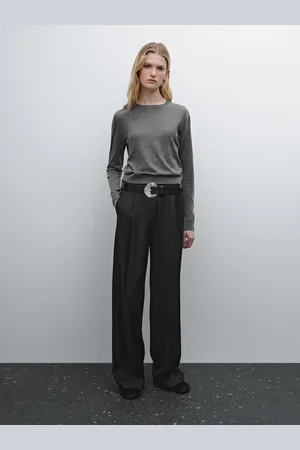 Massimo Dutti Jersey Punto Cuello Redondo Lana