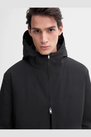Massimo Dutti Parka Larga Acolchado Ligero Plumas
