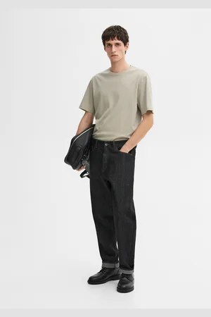 Massimo Dutti Camiseta 100% Algodón Mercerizado
