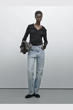 Massimo Dutti Jersey Detalle Cuello Con Algodón