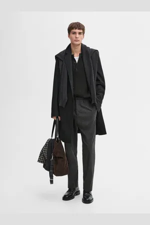 Massimo Dutti Pantalón Rayas Regular Fit Franela