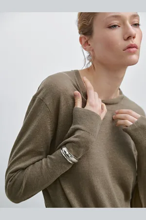 Massimo Dutti Jersey Punto Fino 100% Lino