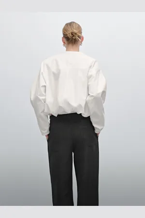 Massimo Dutti Chaqueta Bomber Volumen Frunces