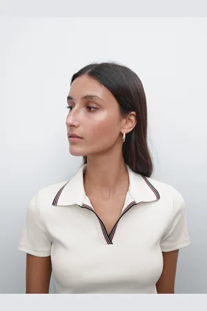Massimo Dutti Polo Punto Manga Corta Rib Contraste