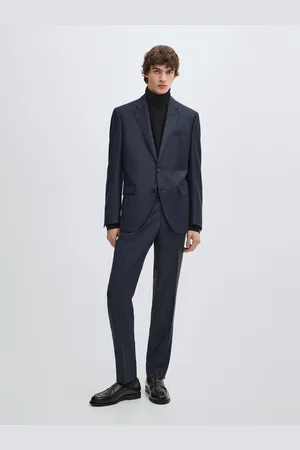 Massimo Dutti Americana Traje Pata De Gallo