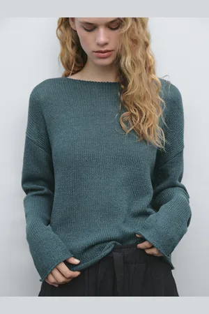 Massimo Dutti Jersey Punto Mezcla Lino
