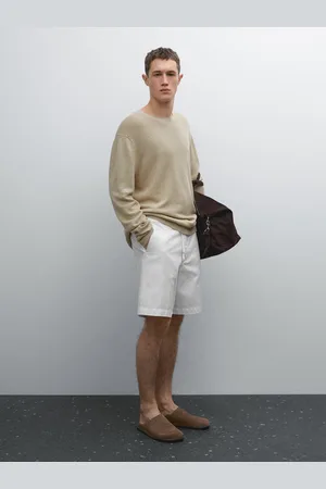 Massimo Dutti Bermuda Semi Jogger Mezcla Algodón